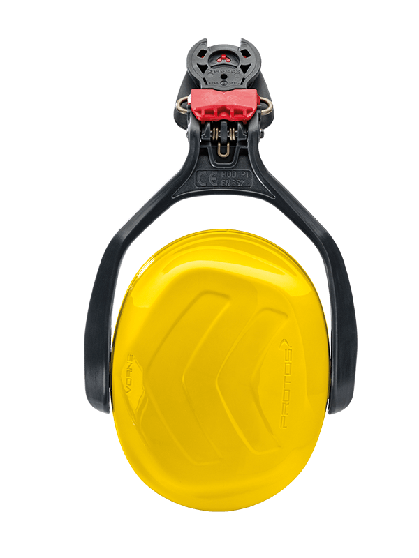 Collection of Protos Hearing Protection ear muff, Yellow in a gallery layout
