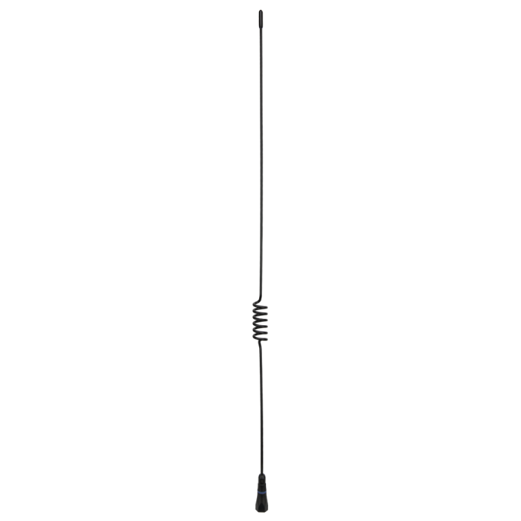 Collection of GME AE4008 600mm black stainless steel antenna whip, full length view in a gallery layout
