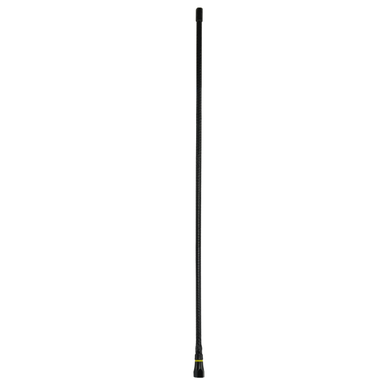 Collection of GME AEM7W black fibreglass whip, full length view in a gallery layout