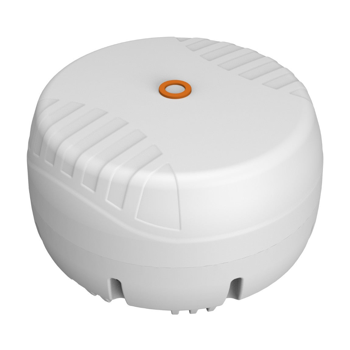 Collection of Poynting SWIRL-4-CPE antenna with base, front view in a gallery layout
