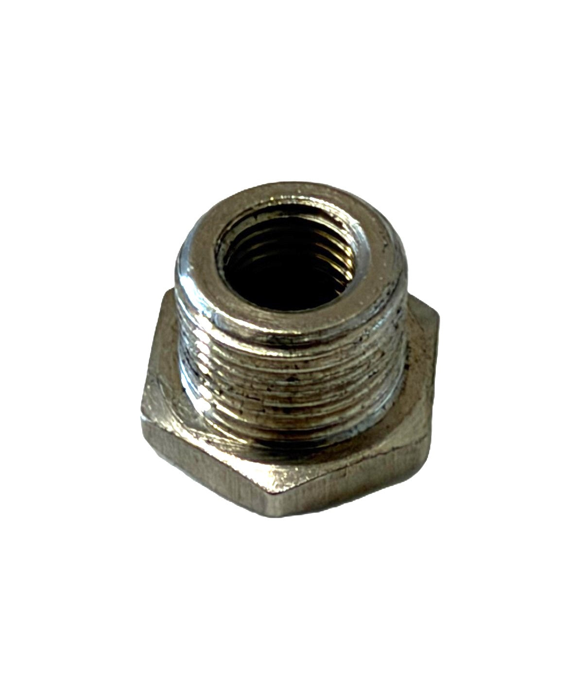 Collection of Hi-Tec AP-013 (APGME) Nickel-Plated Brass Antenna Adapter, 5/16" BSB in a gallery layout