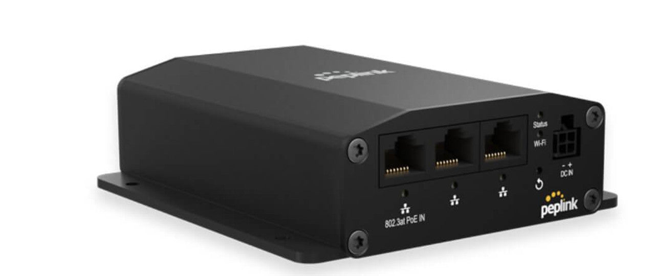 Collection of Peplink AP One Rugged access point, angled view in a gallery layout
