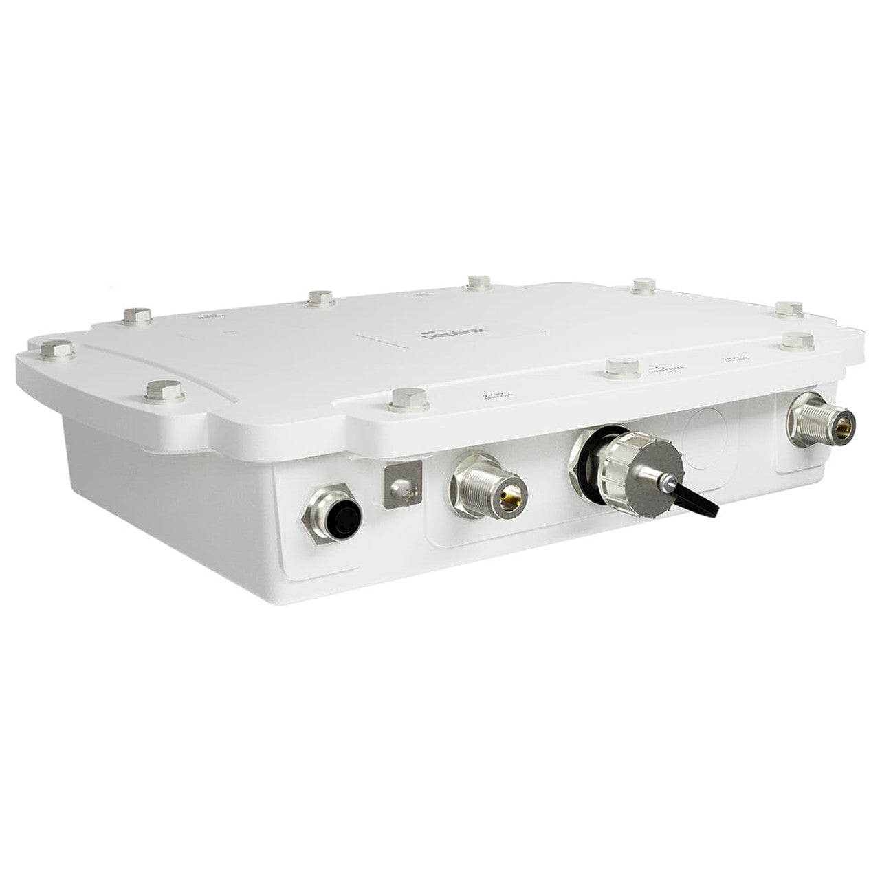 Collection of Peplink APP-AX-IP67 access point, 3D outdoor housing view in a gallery layout