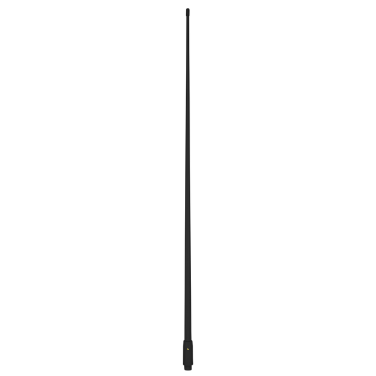 Collection of GME AW364BB black detachable marine AM/FM whip, full length view in a gallery layout