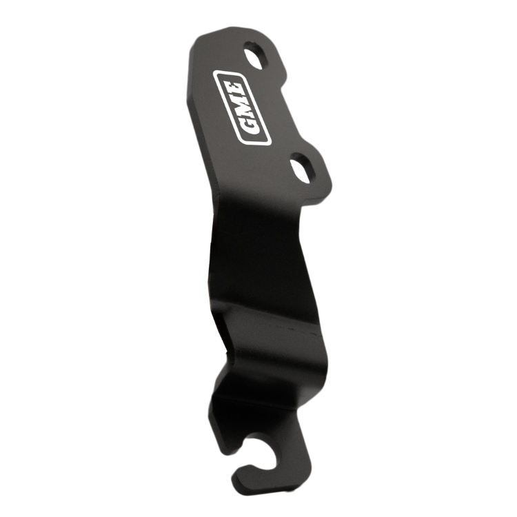 Collection of A black metal mounting bracket with a white and black GMAX logo on the upper section, shown against a plain white background. in a gallery layout