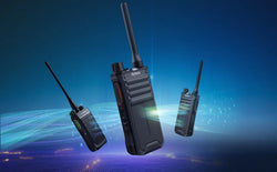 Collection of Big brand two way radios in a gallery layout
