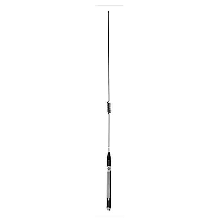 Collection of RFI CD93-72-73 elevated feed Mopole UHF antenna with stainless steel whip and choke, product view in a gallery layout
