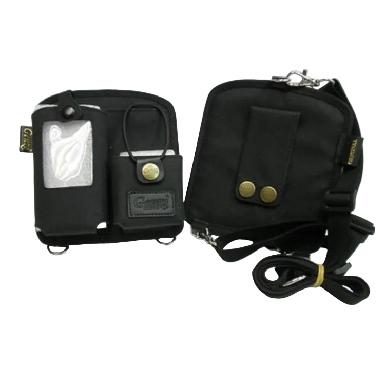 Collection of (CRS-HDCHD) Dual Radio Chest Harness, front and rear view with shoulder strap in a gallery layout