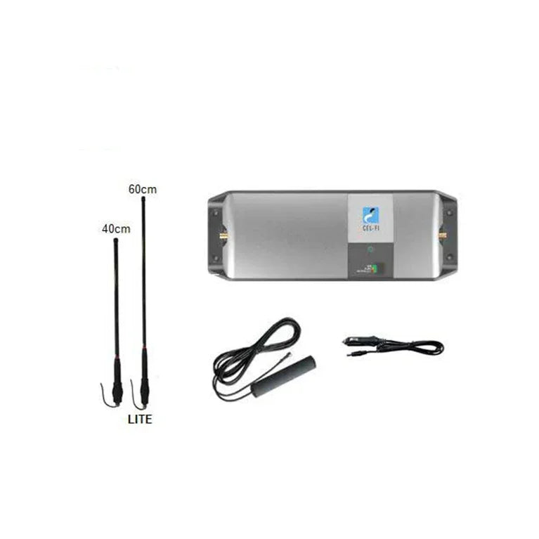 Collection of Cel-Fi GO Moble cellular Booster in a gallery layout