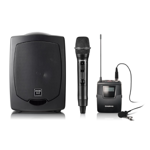 Collection of Chiayo FOC5KIT1 Focus 505 with Headset Mic, Stand and Bag in a gallery layout