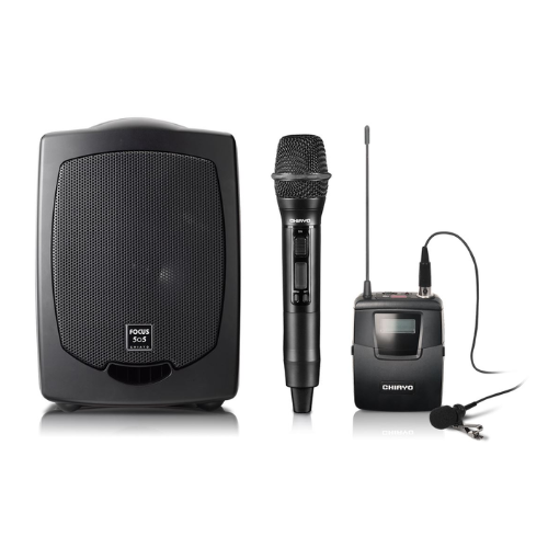 Collection of Chiayo FOC5KIT2 Focus 505 with Wireless Handheld Mic, Stand & Bag Plus in a gallery layout