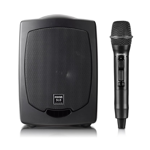 Collection of Chiayo FOC5KIT2 Focus 505 with Wireless Handheld Mic, Stand & Bag in a gallery layout