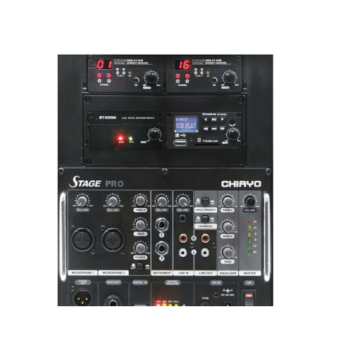 Collection of Chiayo STAGE_PRO Portable Sound System / Stage Pro PA-1500 (w BT) Controls in a gallery layout