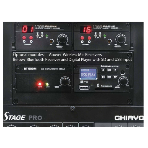 Collection of Chiayo STAGE_PRO Portable Sound System / Stage Pro PA-1500 (w BT) Side in a gallery layout