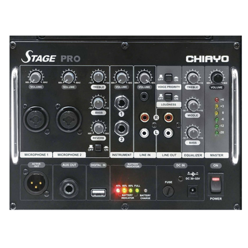 Collection of Chiayo STAGE_PRO Portable Sound System / Stage Pro PA-1500 (w BT) Top in a gallery layout