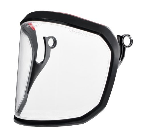 Collection of Protos Clear Visor, polycarbonate, front view in a gallery layout