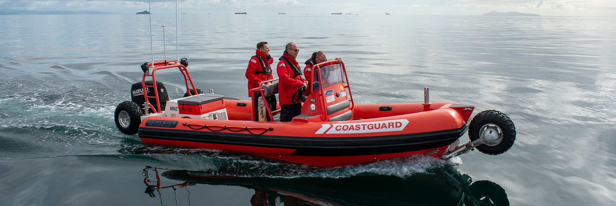 Collection of Coastguard taiurangas sealegs in a gallery layout