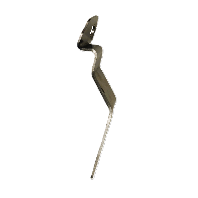Collection of MSL DBHMTH26 Toyota Hilux 2026+ driver side bonnet hinge antenna mount, side profile of stainless bracket in a gallery layout