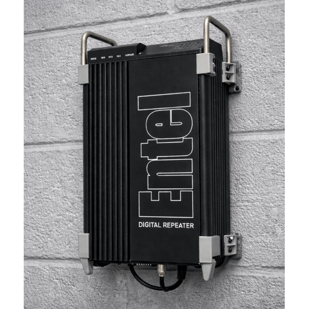Collection of Entel UHF Repeater DR482 on the wall mount in a gallery layout