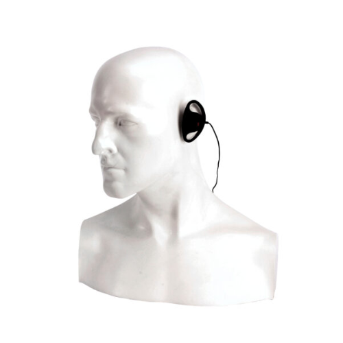Collection of Entel EHP950 ‘D’ shaped, soft rubber-feel earpiece for HT series radio in a gallery layout