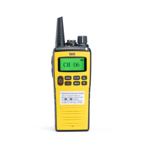 Collection of Entel HT649/P2 156-163.275MHz MED Marine GMDSS Package 2 Portable Radio in a gallery layout