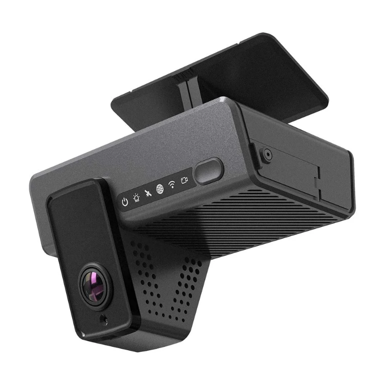 Collection of Viewtech Fleetview FVEX22 AI dual dashcam, side view in a gallery layout