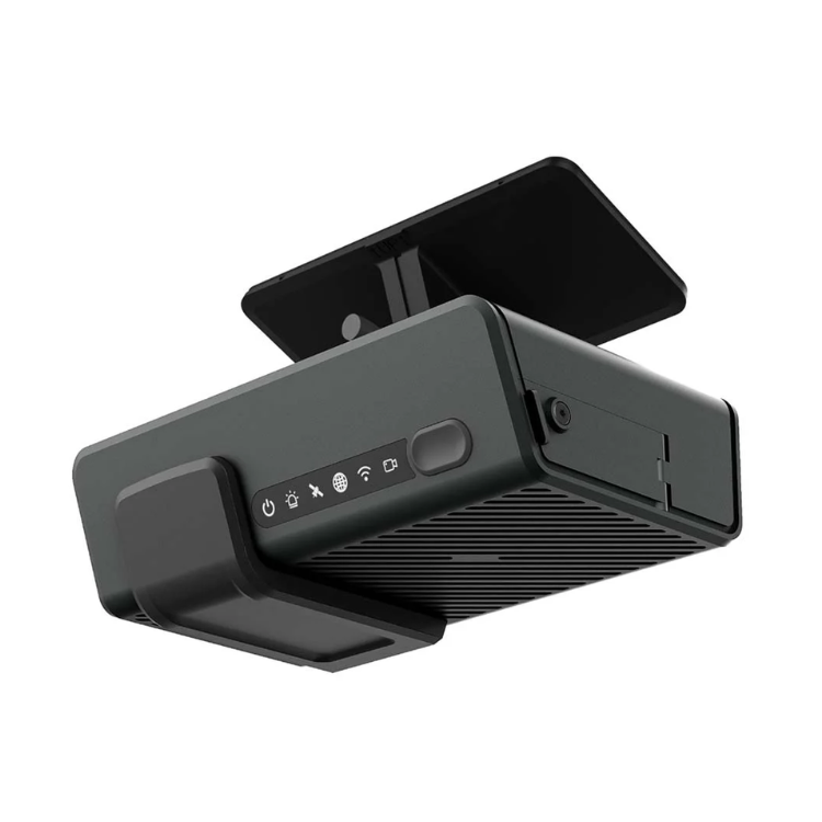 Collection of Viewtech Fleetview FVEX22S AI single dashcam, side view in a gallery layout