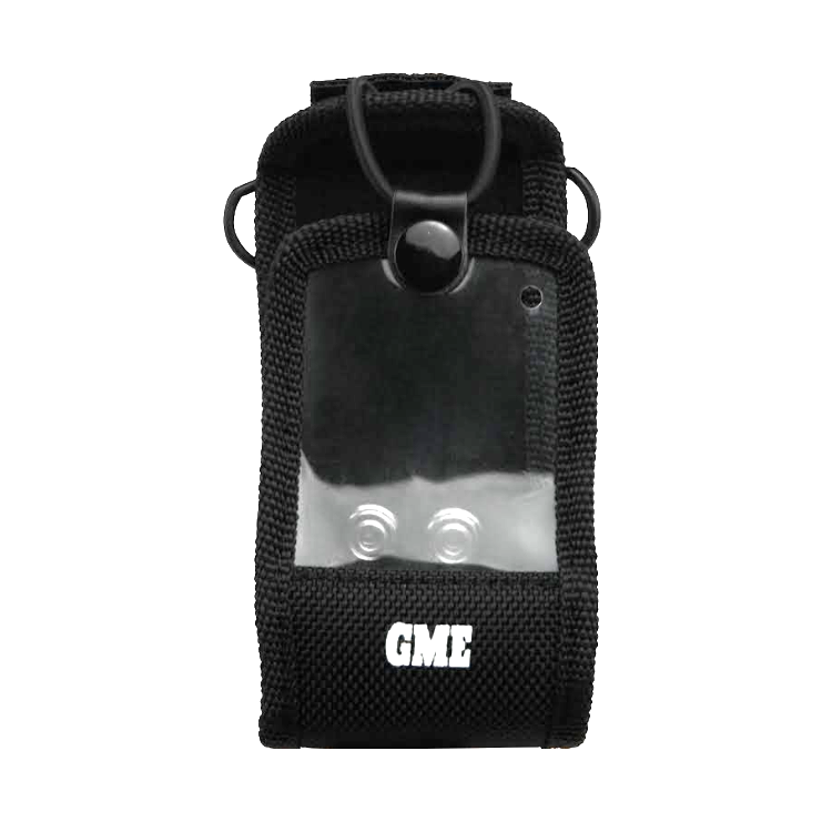 Collection of Black nylon holster with a clear front window in a gallery layout