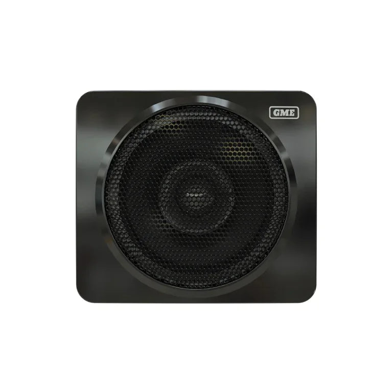 Collection of GME GS320B marine speaker black in a gallery layout