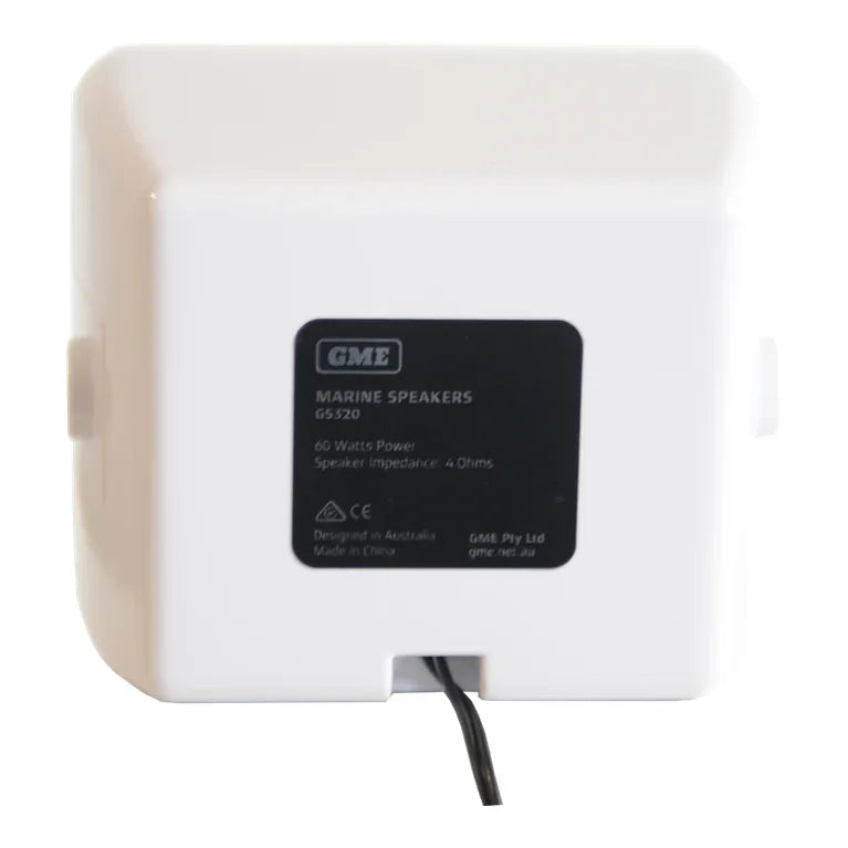 Collection of GME GS320W marine speaker white in a gallery layout
