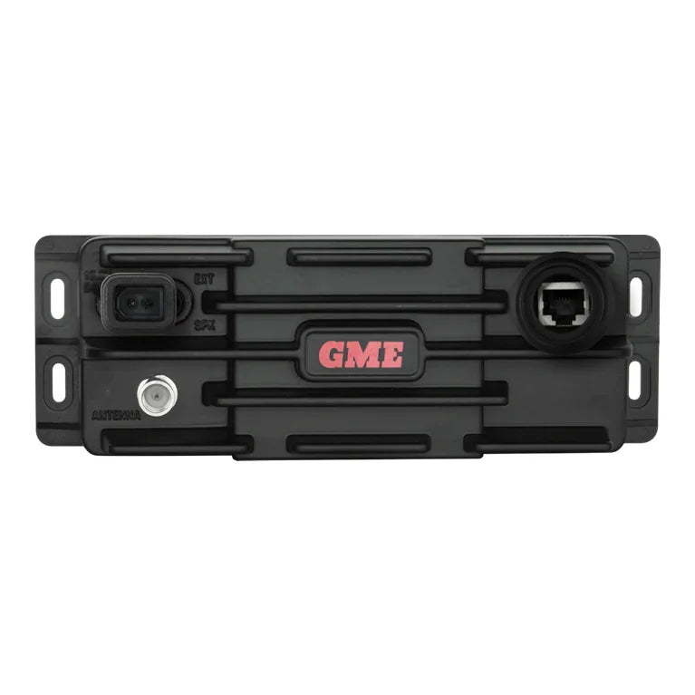 Collection of GME GX750B VHF marine radio black in a gallery layout