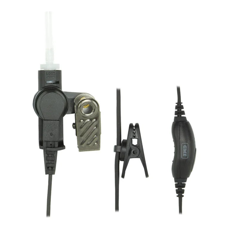 Collection of GME HS010 earpiece parts in a gallery layout