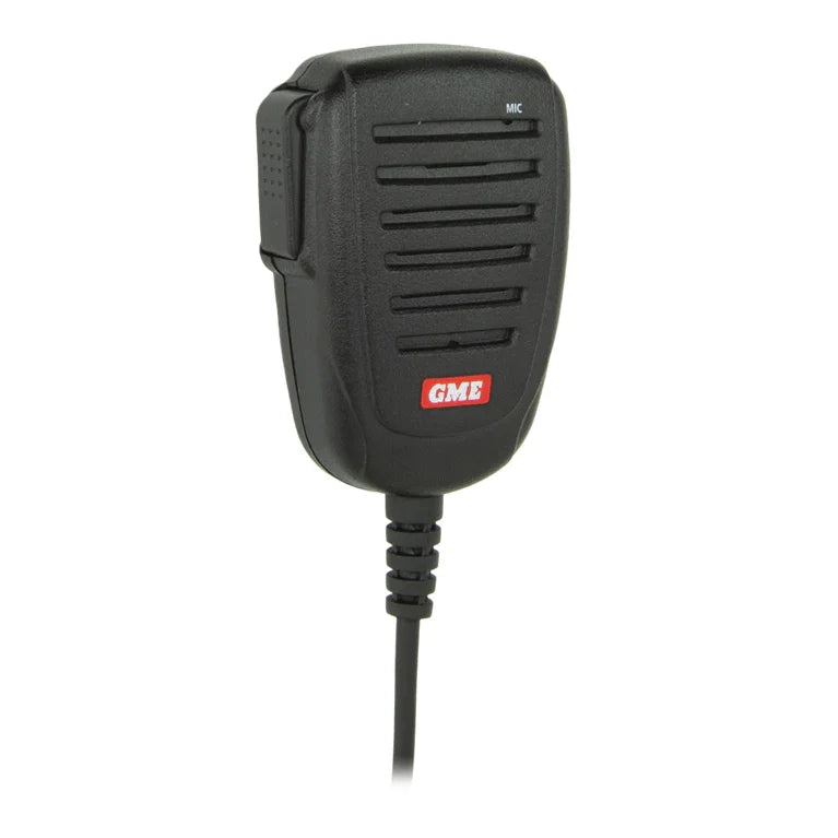 Collection of GME MC010 black microphone angle in a gallery layout