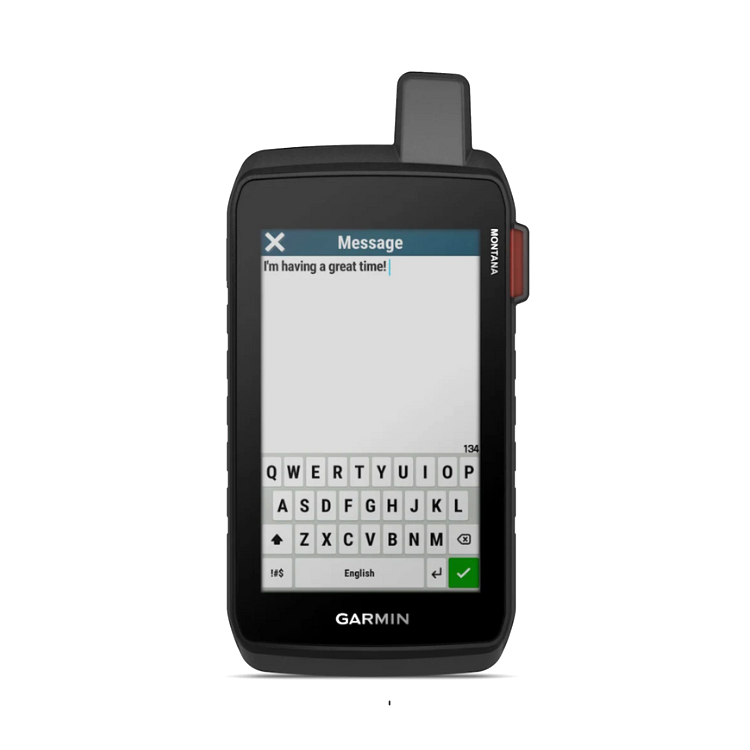 Collection of Garmin montana 710i messaging in a gallery layout