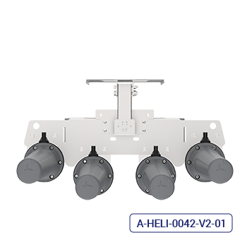 Collection of Poynting HELI-42 tunnel antenna, front view in a gallery layout