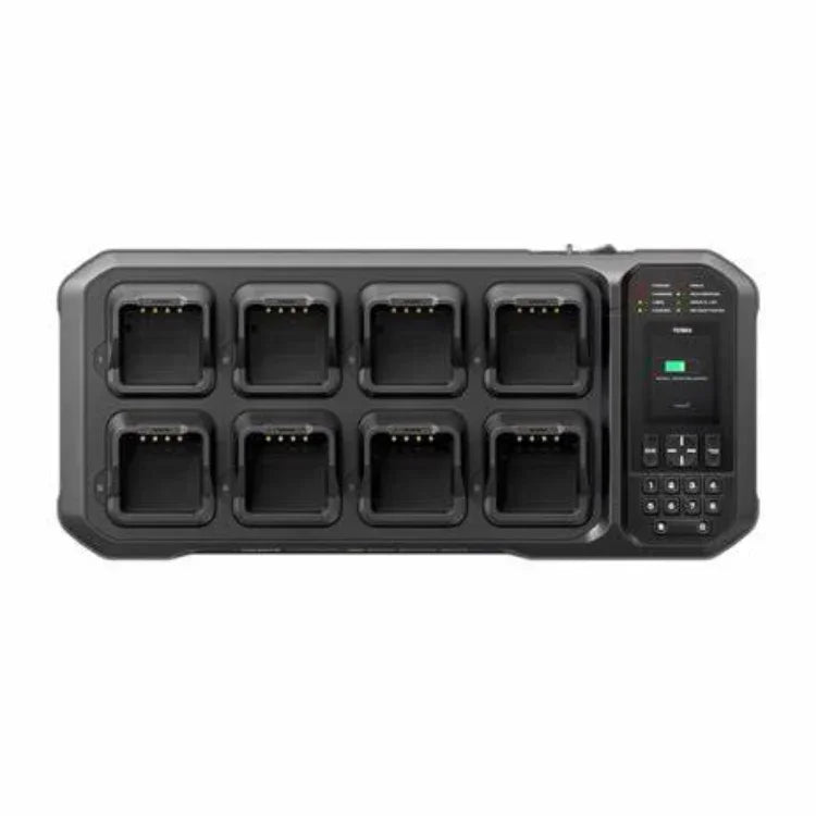 Collection of Hytera MCA26 6 bay charger NZ in a gallery layout