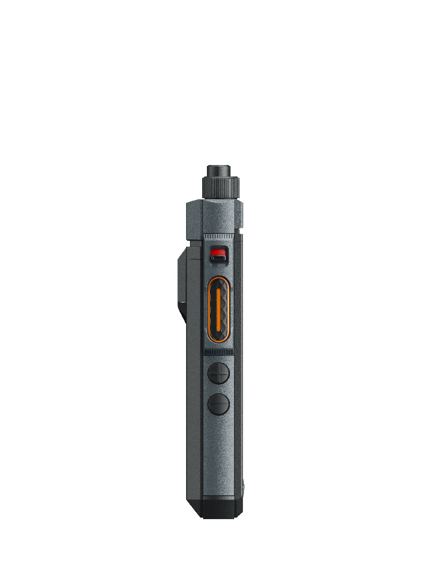 Collection of Hytera P60 smart PoC radio, side view in a gallery layout