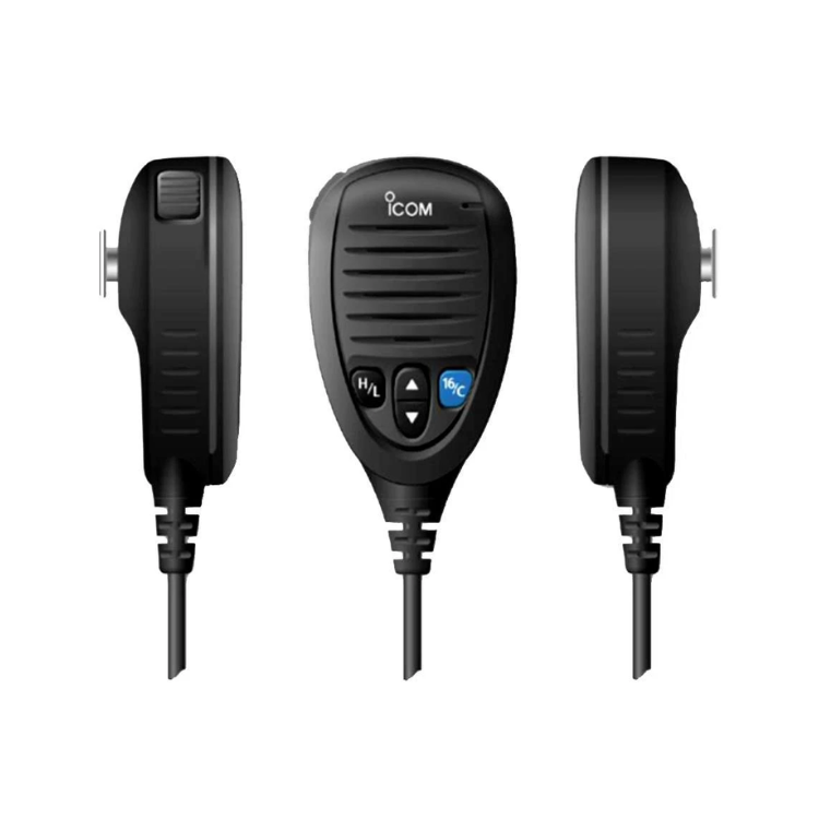 Collection of Icom HM-205RB Waterproof Speaker Mic, Rear Connector in a gallery layout
