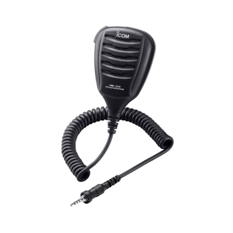 Collection of Icom HM-213 Waterproof Floating Speaker Mic in a gallery layout