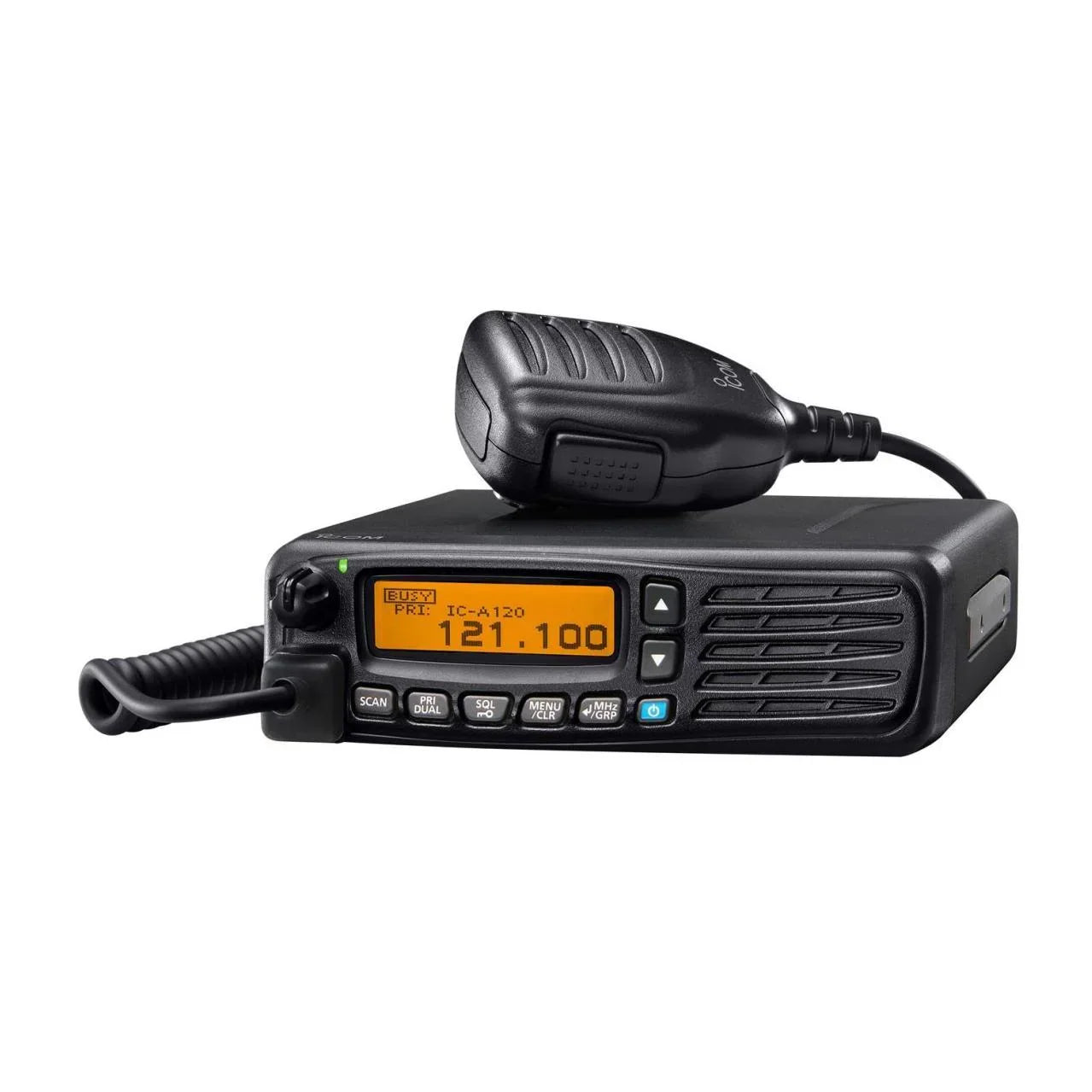 Collection of Icom IC-A120E aviation mobile radio in a gallery layout