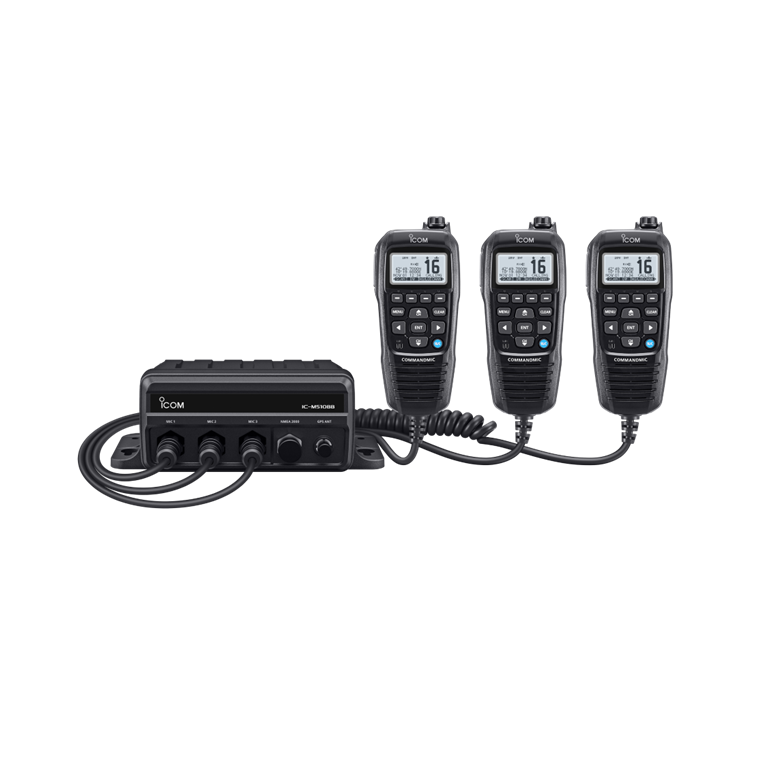 Collection of Icom IC-M510BB VHF marine black box radio in a gallery layout