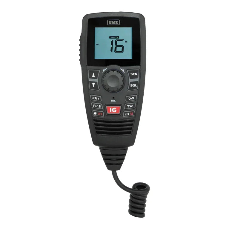 Collection of GME GX750 Black Box VHF Marine Radio in a gallery layout