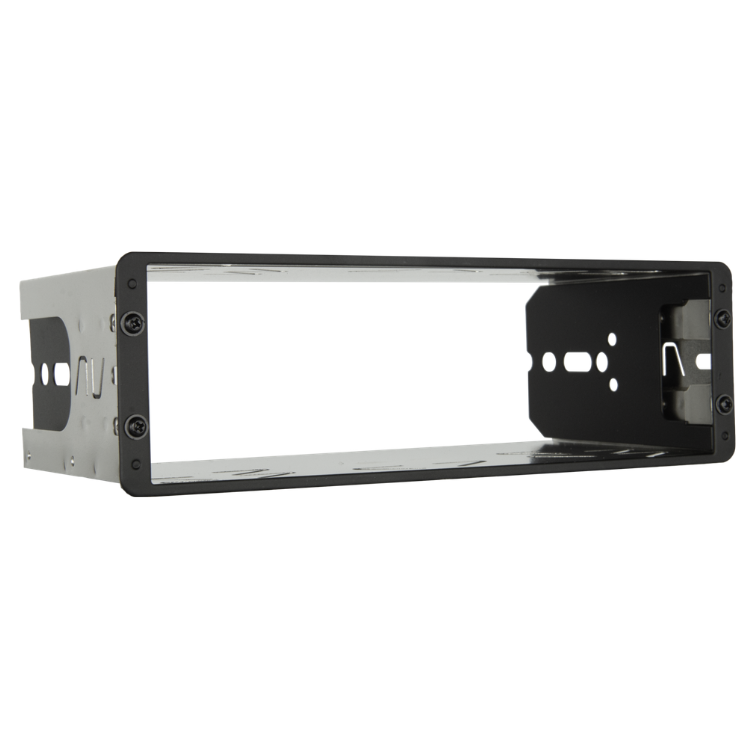 Collection of GME MK004 DIN mounting cradle, three-quarter angle view in a gallery layout