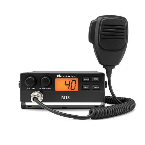 Collection of Midland M18 AM CB Radio in a gallery layout