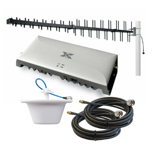 Collection of CEL-FI GO G41-NE 2Degrees LPDA building pack. Includes LPDA donor + ceiling dome antenna. Delivers up to 100 dB indoor signal boost for 2Degrees. in a gallery layout