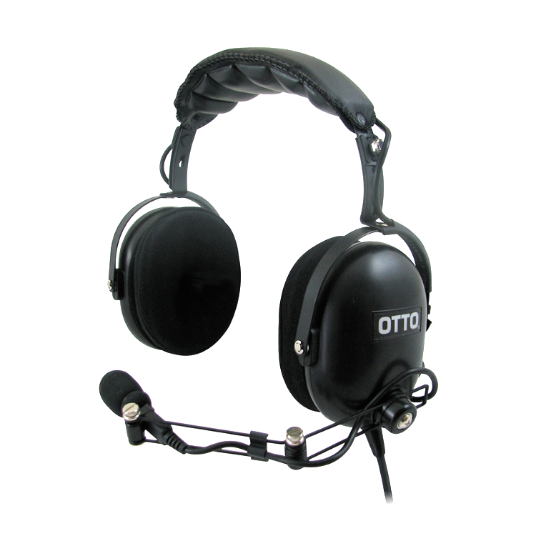 Collection of otto kenwood over the head headset with boom mic noise cancelling in a gallery layout