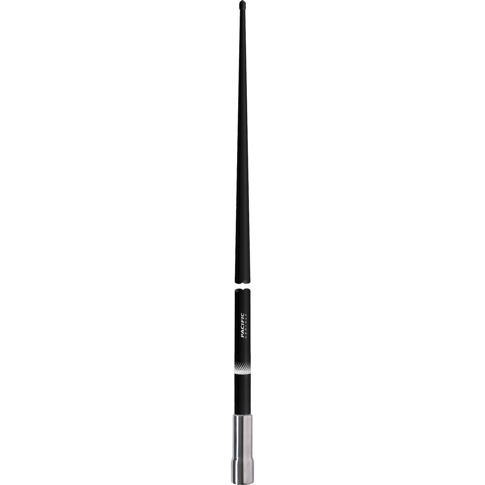 Collection of Pacific Aerials P6124 VHF 2.5m Longreach Pro colinear antenna in black in a gallery layout