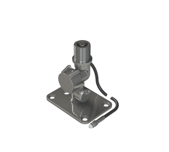 Collection of Pacific Aerials P6759 Longreach Pro stainless fold-down mount in black in a gallery layout