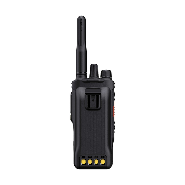 Collection of Hytera PDC580 dual-mode DMR and PoC rugged radio, alternate angle 3 in a gallery layout