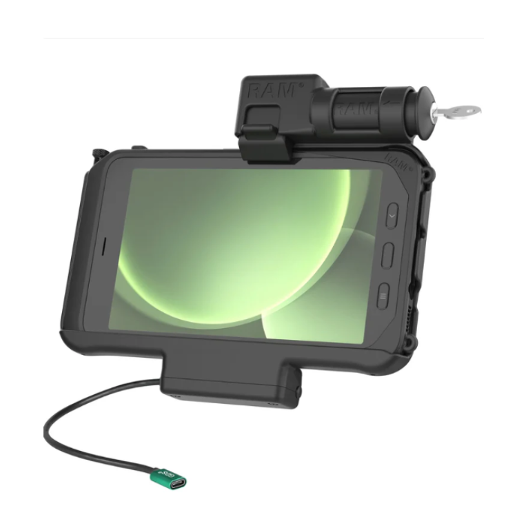 Collection of ram-hol-sam58cpklu tablet powered cradle in a gallery layout